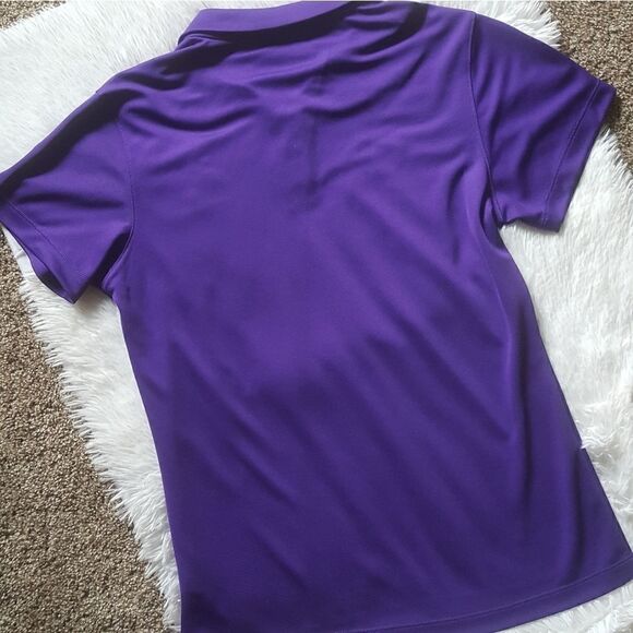 Nike Dri Fit Alabama Purple Polo Shirt Size Medium New without Tags - Picture 3 of 4
